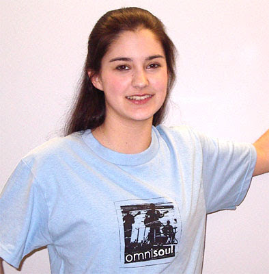 Band silhouette tee (light blue)